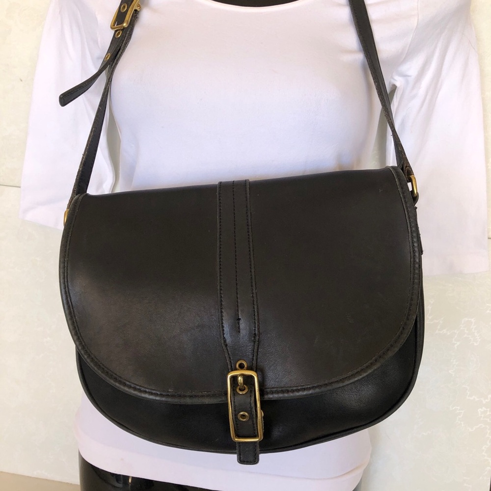 Coach Saddle Bag Buckle Shoulder or Crossbody purse #9624 in EUC